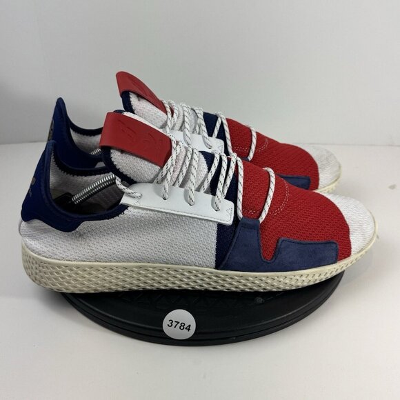 adidas Other - Adidas Pharrell Tennis HU Billionaire Boys Club Mens Size 13  White Red Sneakers